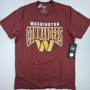 Washington Commanders Shirt Mens Medium Red NFL Football '47 Franklin Graphic
